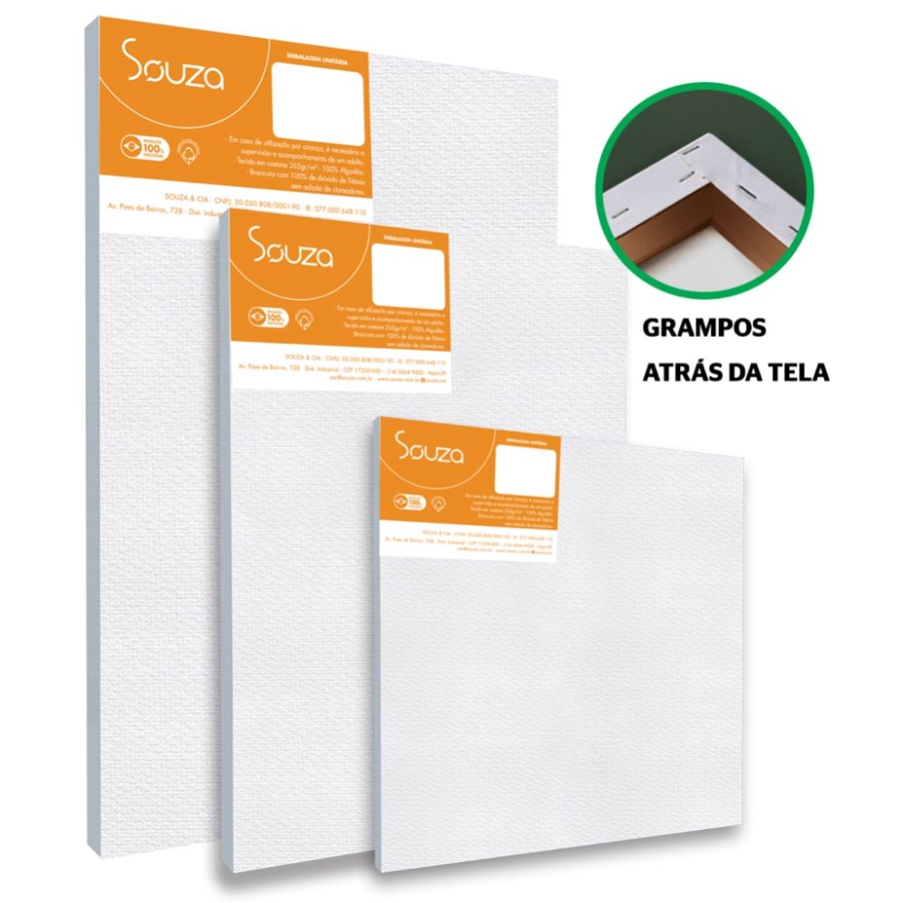 Tela para Pintura 100% Algodão (diversos tamanhos)