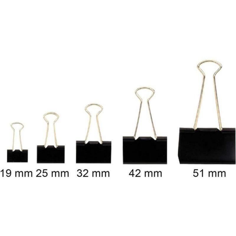 Prendedor de Papel Binder 19 a 51mm